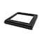 Nuvo Iron BLACK ALUMINUM 6in x 6in POST BASE COVER ADPBS6 - alternate 1
